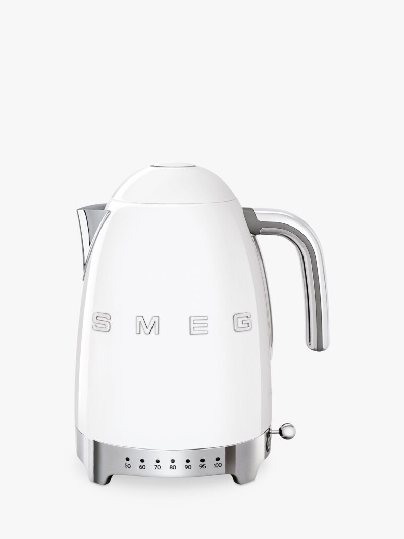 Smeg KLF04 50's Style Variable Temperature 1.7 L Kettle – White