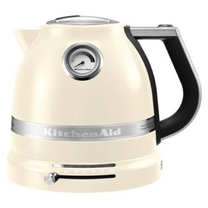 KitchenAid Artisan 5KEK1522EAC Variable Temperature Kettle, 1.5 L – Almond Cream