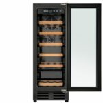 electriQ eiQ30WINEBG 18 Bottle 30cm Under Counter Wine Cooler – Black – image 2