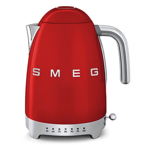 Smeg KLF04RDEU Hervidor de agua años 50 con temperatura variable, 1,7 L – Rojo Smeg KLF04RDEU Hervidor de agua años 50 con temperatura variable, 1,7 L – Rojo