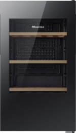 Hisense RW12D4NWG0 Vinoteca de libre instalación, 30 botellas – Negro