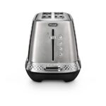 De'Longhi Diadema CTV3003 Tostadora de 4 rebanadas, ranura larga, 1500 W – Platino