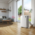 De'Longhi Pinguino PAC EM82 ECO Aire acondicionado portátil, 9400 BTU, 38 m² – Blanco