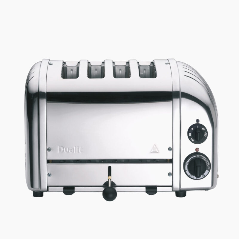 Dualit 4 Slice NewGen Classic Toaster 47020, 2.2 kW – Polished Stainless Steel
