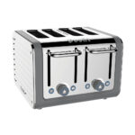 Dualit Architect 4 Slice Toaster, 2.25 kW – Grey / Stainless Steel