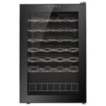 electriQ eiQ130FSWINE 48 Bottle Freestanding Wine Cooler, 130 L – Black – image 3