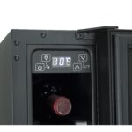 electriQ eiQ15WINEBG 7 Bottle Under Counter Wine Cooler, 15cm – Black – image 5
