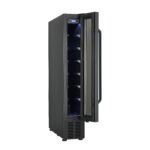 electriQ eiQ15WINEBG 7 Bottle Under Counter Wine Cooler, 15cm – Black – image 8