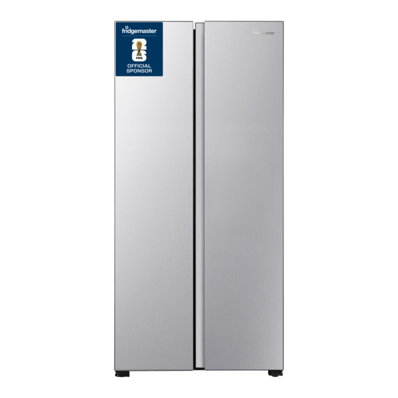 Fridgemaster MS83430ES Total No Frost American Fridge Freezer, 441 L – Silver Fridgemaster MS83430ES Total No Frost American Fridge Freezer, 441 L – Silver