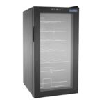 Polar C-Series CC066 28 Bottle Table Top Wine Fridge, 74 L – Black