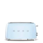 Smeg TSF02PBUK 50’s Style 4 Slice Long Slot Toaster – Pastel Blue