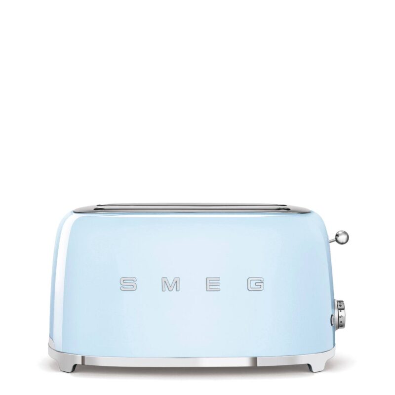 Smeg TSF02PBUK 50’s Style 4 Slice Long Slot Toaster – Pastel Blue