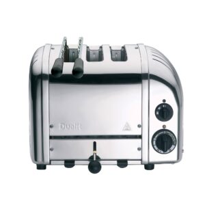 Dualit Combi 2+1 Classic 31213 3 Slice Toaster with Sandwich Cage – Polished Stainless Steel