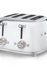 Smeg TSF03SSUK 50’s Style 4 Slice 4 Slot Toaster – Stainless Steel