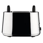 Alessi Toru NE03 2 Slice Toaster by Nendo – Black / Stainless Steel