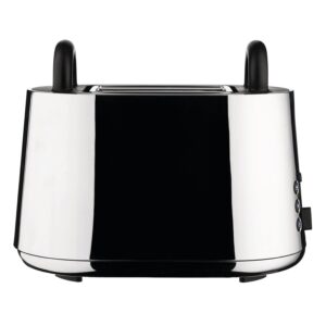Alessi Toru NE03 2 Slice Toaster by Nendo – Black / Stainless Steel