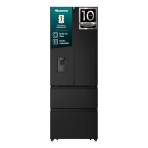 Hisense PureFlat RF632N4WFE French Door Fridge Freezer, 485 L, Total No Frost – Black