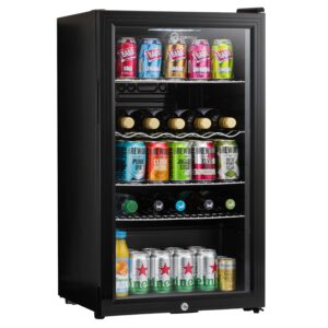 Subcold Super 85 LED Beer Fridge, 85 L – Black