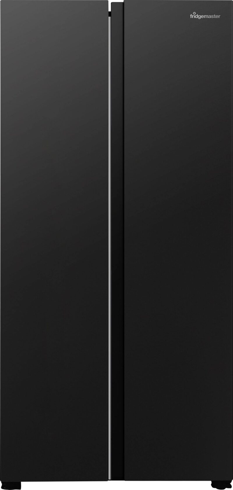 images-357.jpg Fridgemaster MS83430EB Total No Frost American Fridge Freezer, 441 L – Black