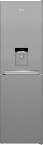 Beko CFG4582DS Freestanding Frost Free Fridge Freezer, 268 L, Water Dispenser – Silver