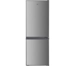 Logik L50BS23 60/40 Fridge Freezer, 173 L, Freestanding – Silver