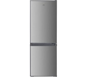 Logik L50BS23 60/40 Fridge Freezer, 173 L, Freestanding – Silver