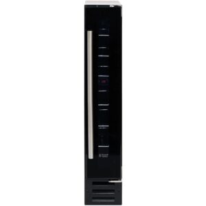 Russell Hobbs RHBI7WC1 Freestanding & Built-In 7 Bottle Wine Cooler, 22 L – Black Glass