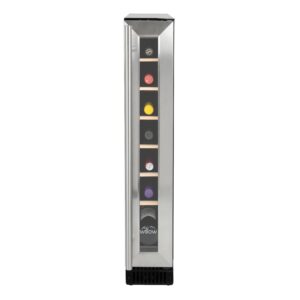 Willow W15WCSS 20L Under Counter Wine Cooler, 7 Bottle – Stainless Steel