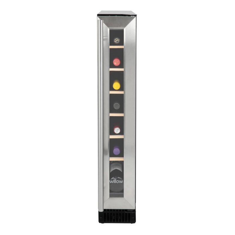 images-91.jpg Willow W15WCSS 20L Under Counter Wine Cooler, 7 Bottle – Stainless Steel