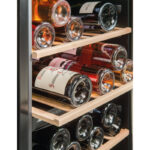 La Sommeliere LS102DZBLACK Dual Zone Wine Cooler, 102 Bottles – Black – image 2