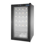Polar C-Series CC066 28 Bottle Table Top Wine Fridge, 74 L – Black – image 2