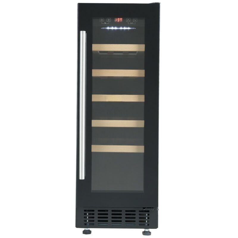 Cookology CWC301BK 30 cm Wine Cooler, 20 Bottles – Black