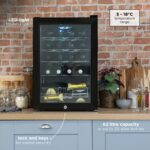 Russell Hobbs RHGWC4B-LCK Lockable 20 Bottle Wine Cooler, 62 L – Black – image 3
