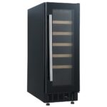 Cookology CWC301BK 30 cm Wine Cooler, 20 Bottles – Black – image 5