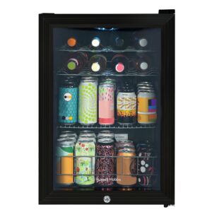 Russell Hobbs RHGWC4B-LCK Lockable 20 Bottle Wine Cooler, 62 L – Black