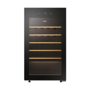 Haier Wine Bank 50 HWS34GGH1K Freestanding Wine Cooler, 21 Bottles – Black