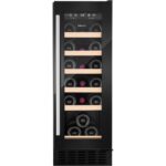 CDA CFWC304BL Freestanding Wine Cooler, 19 Bottles, 30 cm – Black