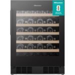Hisense RW3N132GSLF Built-In Wine Cooler, 46 Bottles – Black – image 4