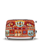 Smeg x Dolce&Gabbana TSF01DGEU Sicily Is My Love Tostadora de 2 rebanadas