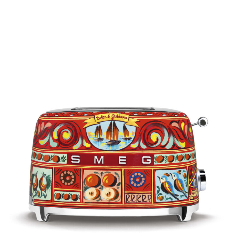 Smeg x Dolce&Gabbana TSF01DGEU Sicily Is My Love Tostadora de 2 rebanadas Smeg x Dolce&Gabbana TSF01DGEU Sicily Is My Love Tostadora de 2 rebanadas
