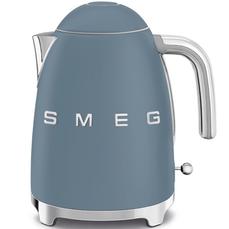 Smeg 50's Style KLF03 Storm Blue Matt Electric Kettle, 1.7 L