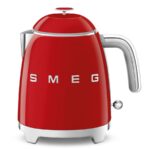 Smeg KLF05 50's Style Mini 0.8 L Electric Kettle – Red