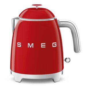 Smeg KLF05 50's Style Mini 0.8 L Electric Kettle – Red