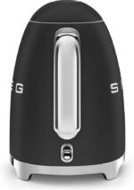 Smeg KLF03BLMEU Hervidor de agua años 50, 1,7 L – Negro mate