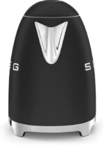 Smeg KLF03BLMEU Hervidor de agua años 50, 1,7 L – Negro mate