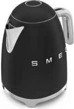 Smeg KLF03BLMEU Hervidor de agua años 50, 1,7 L – Negro mate