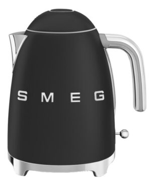 Smeg KLF03BLMEU 50's Retro Style Electric Kettle, 1.7 L – Matte Black