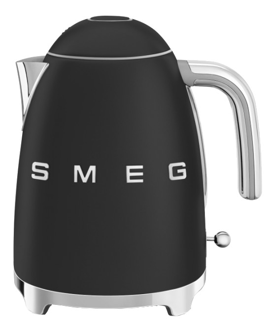 1460485.jpg Smeg KLF03BLMEU 50's Retro Style Electric Kettle, 1.7 L – Matte Black