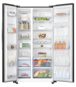 Hisense RS741N4WBE Frigorífico americano, 578 L, dispensador de agua – Negro
