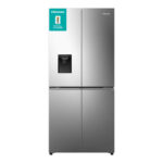 Hisense RQ5P470SMIE Frigorífico puerta francesa, 482 L, Total No Frost – Plata / Acero inoxidable